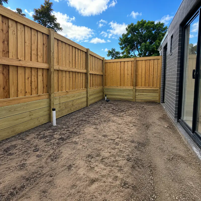 Bare dirt surface