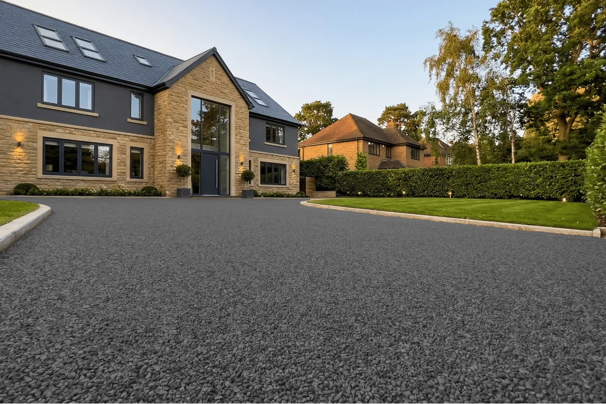 AI visualiser example 4 showing a resurfaced pool area