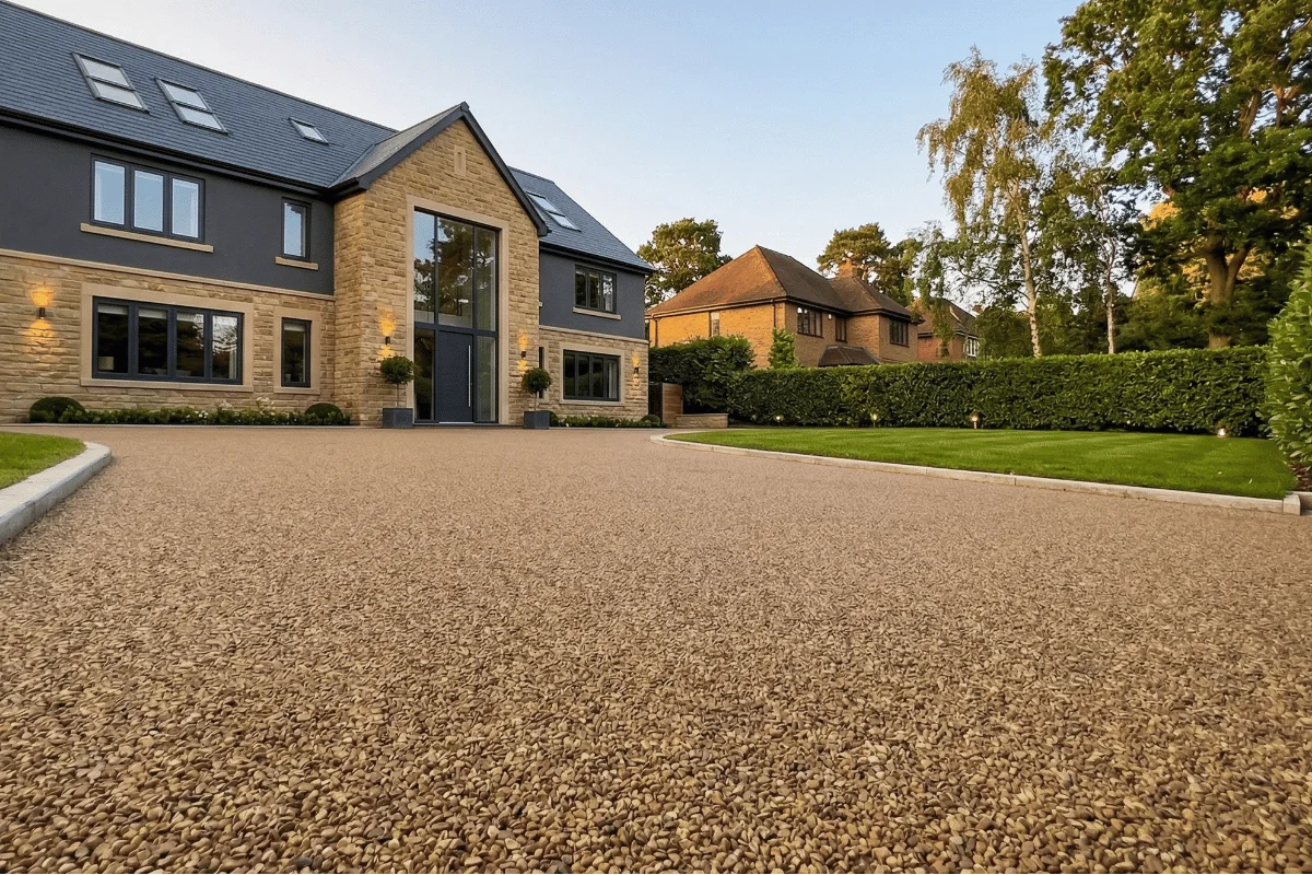 AI visualiser example 5 showing a resurfaced outdoor space