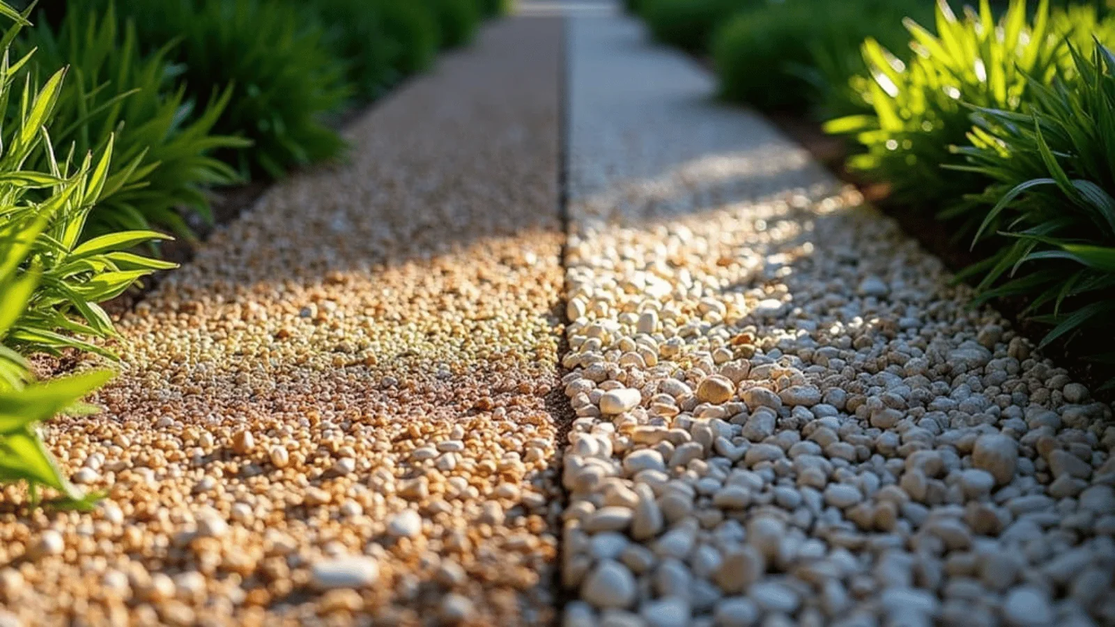 Resin-bound surfacing project used in a comparison guide for Adelaide homeowners