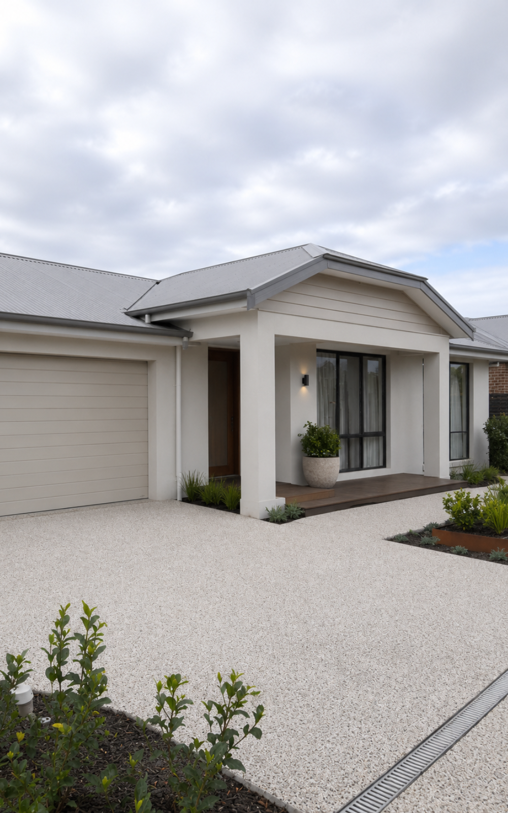 Completed driveway resurfacing example 1