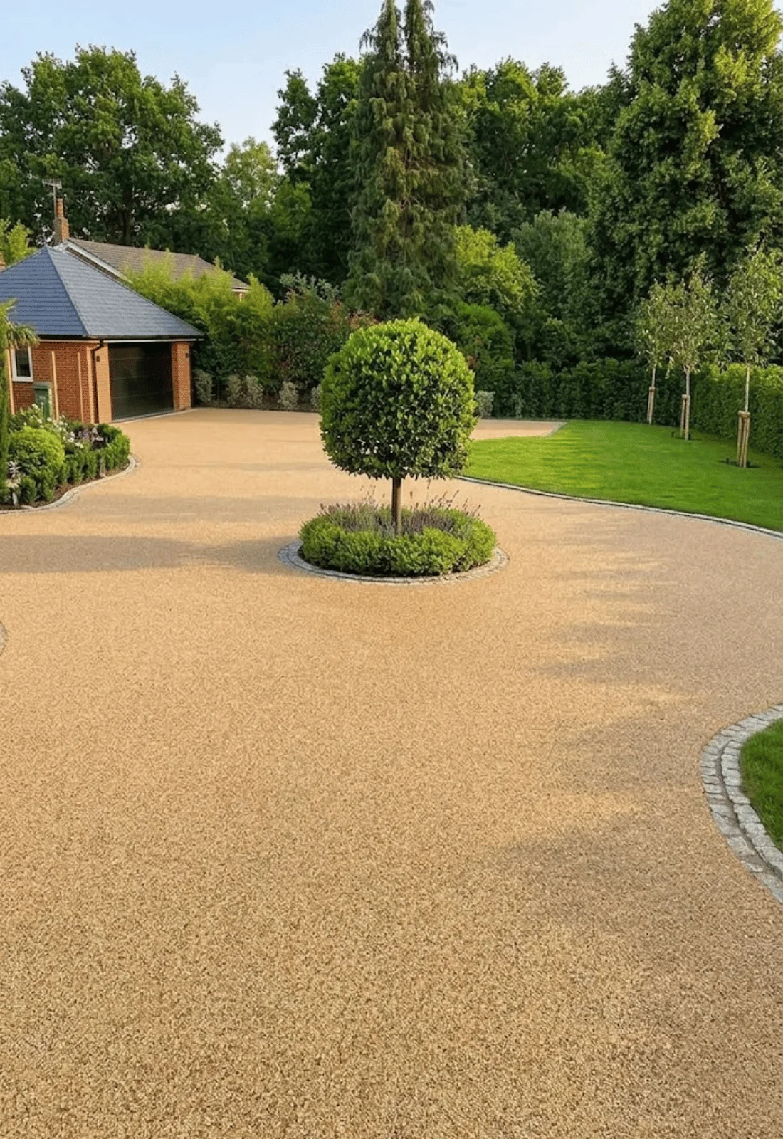 Driveway resurfacing project in Burnside