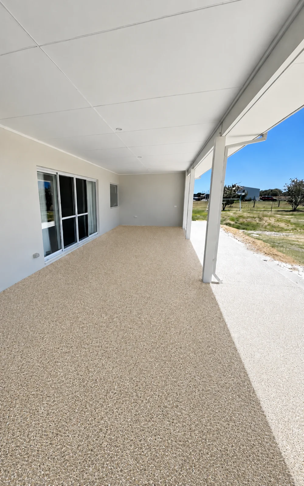 Completed patio resurfacing example 1