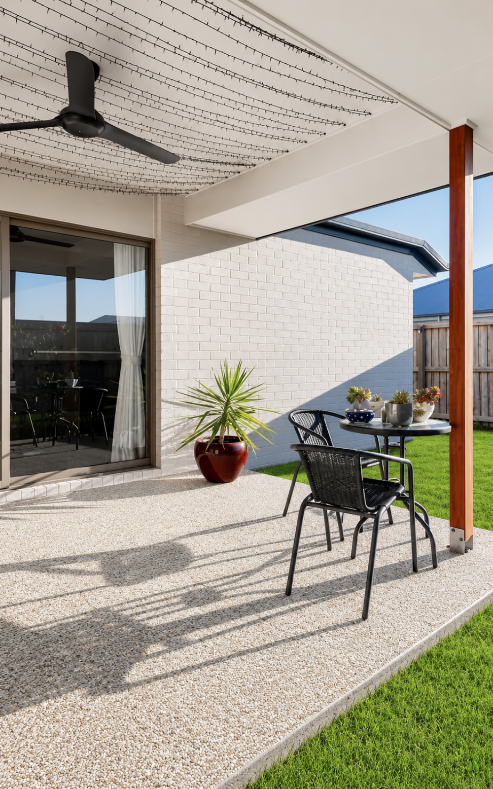 Completed patio resurfacing example 2
