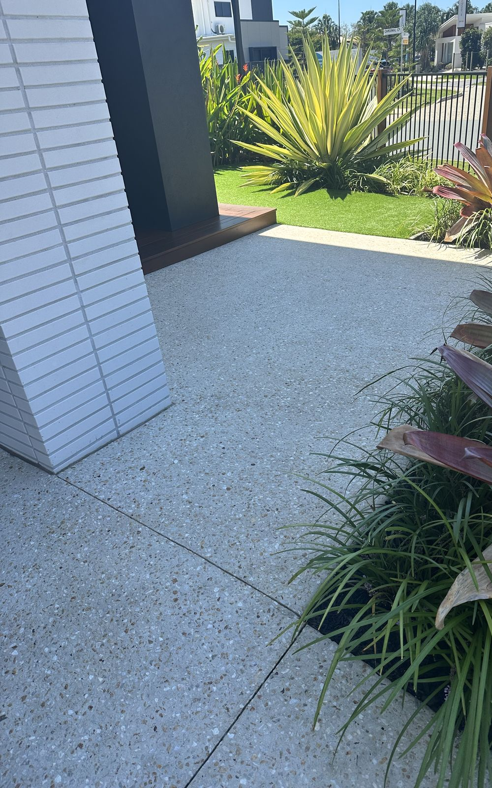 Completed patio resurfacing example 3