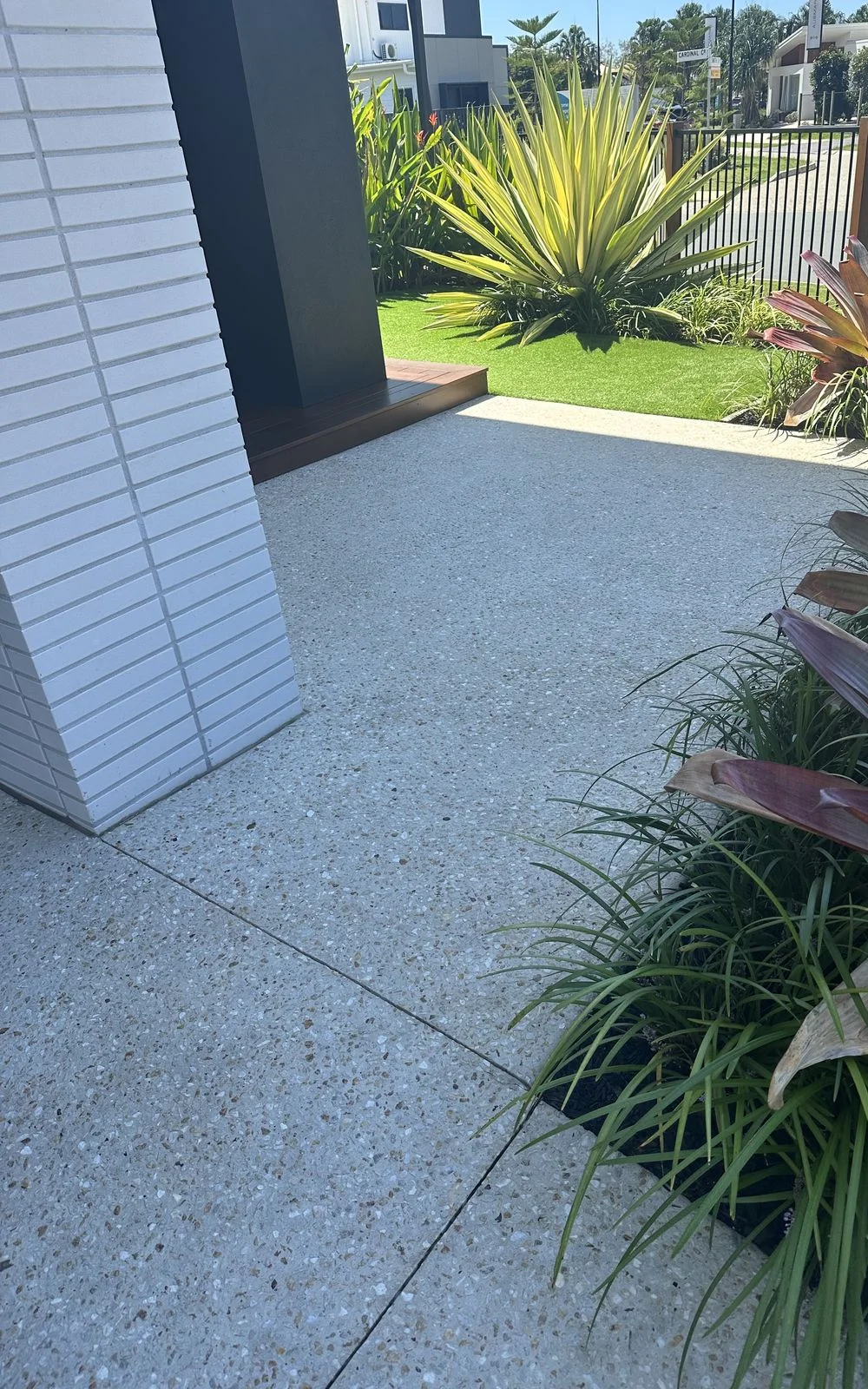 Completed patio resurfacing example 3