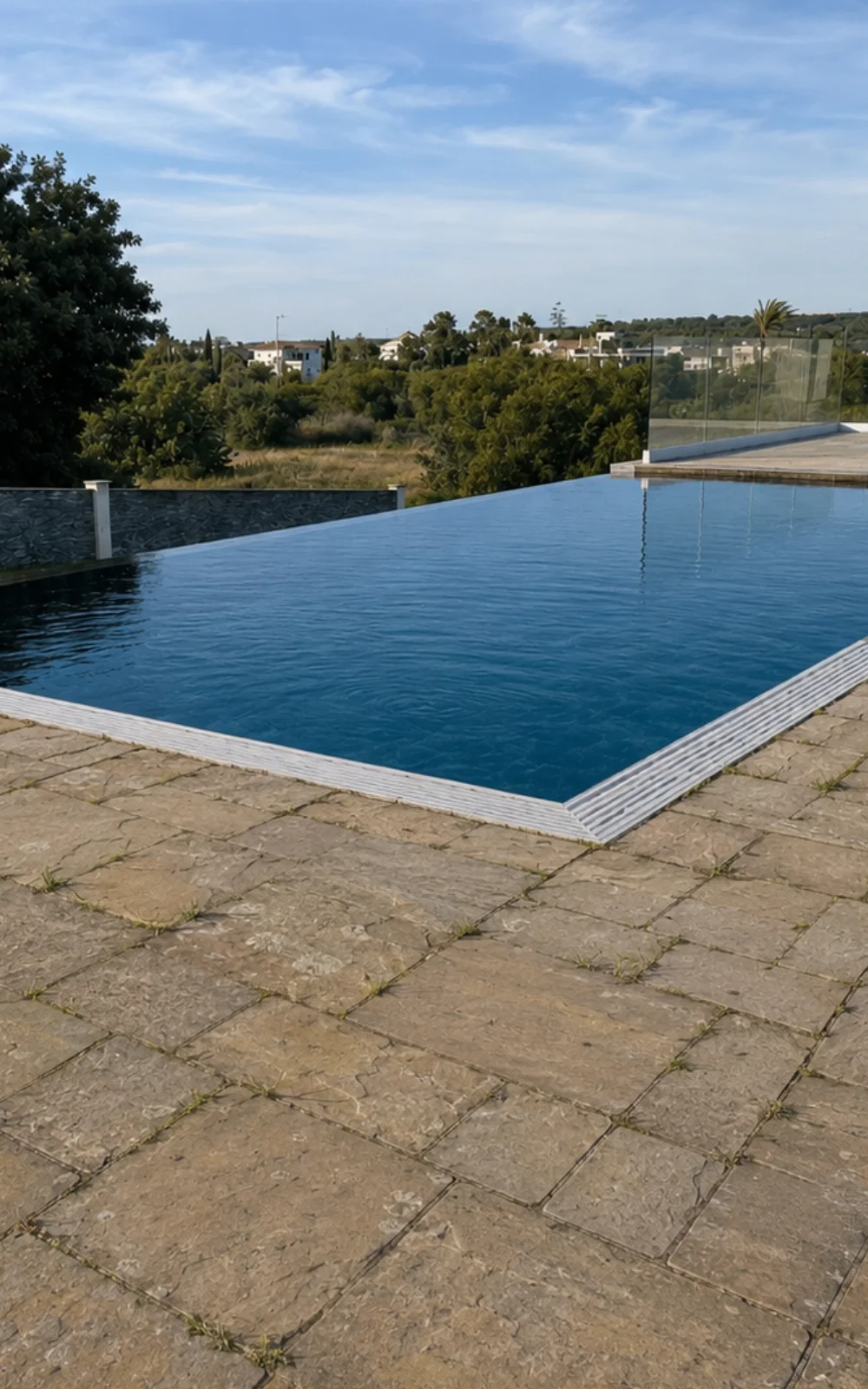 Pool surrounds surface before resurfacing example 2