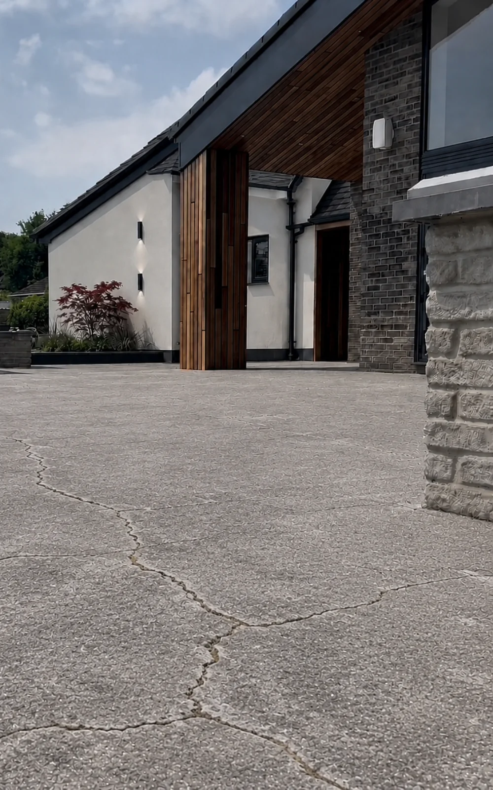 Walkway surface before resurfacing example 3